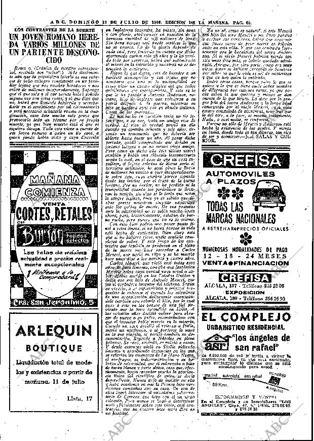 ABC MADRID 10-07-1966 página 60
