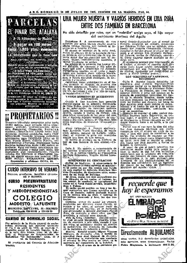 ABC MADRID 10-07-1966 página 64