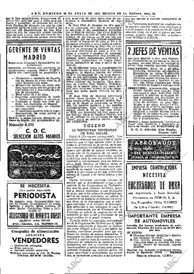 ABC MADRID 10-07-1966 página 72