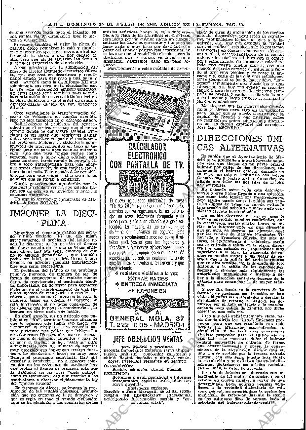 ABC MADRID 10-07-1966 página 82