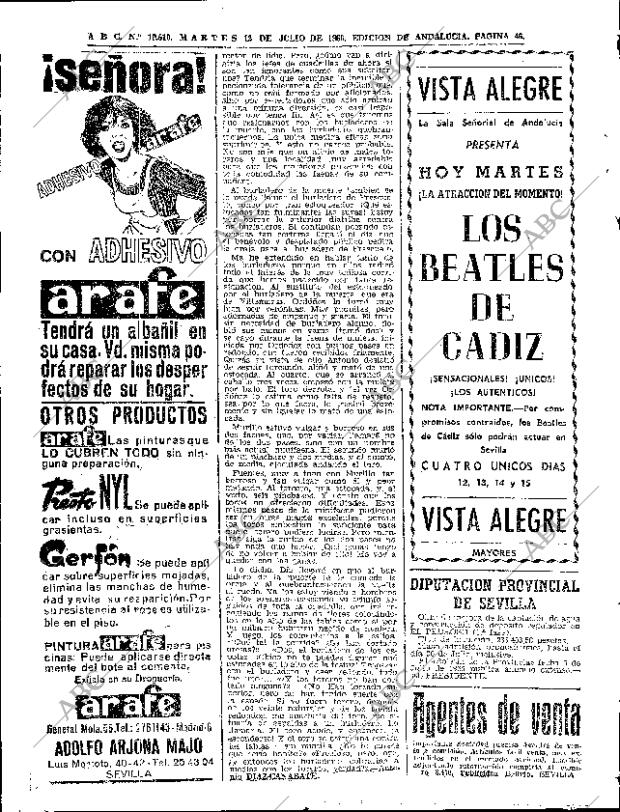 ABC SEVILLA 12-07-1966 página 46