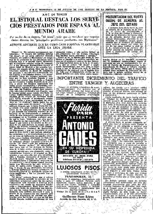 ABC MADRID 13-07-1966 página 33