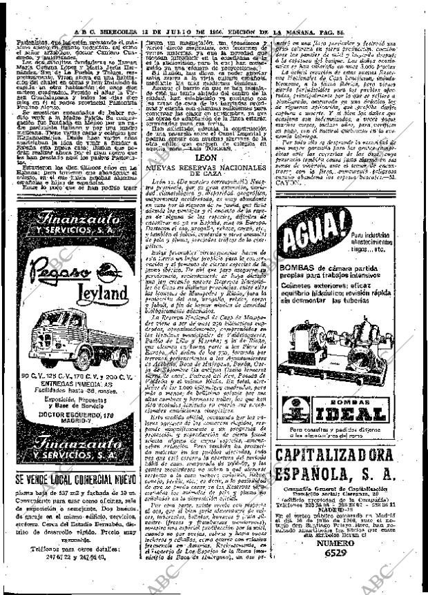 ABC MADRID 13-07-1966 página 54