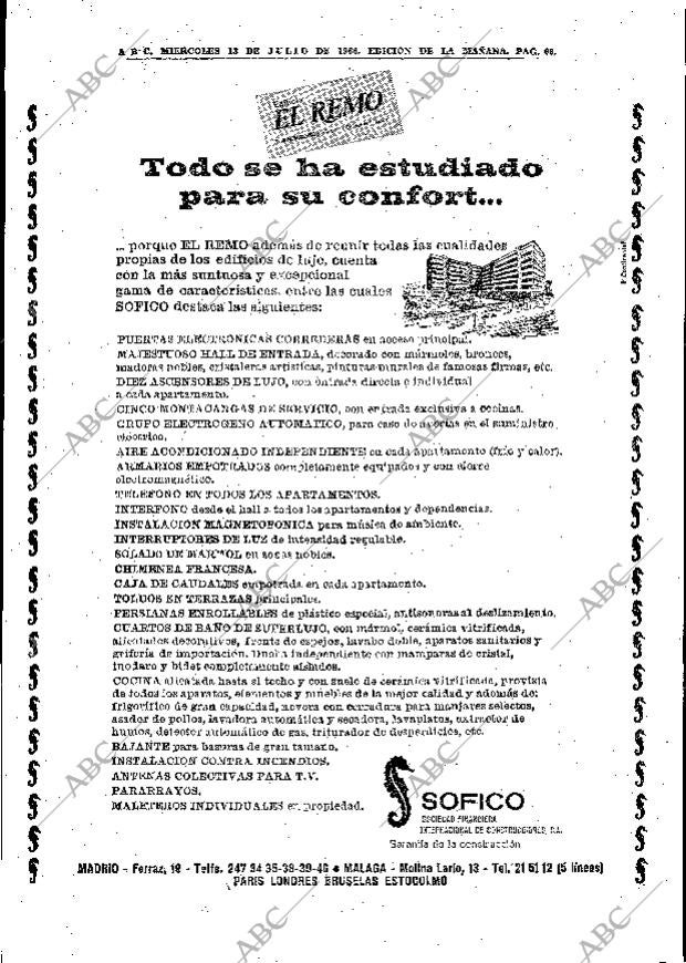 ABC MADRID 13-07-1966 página 66