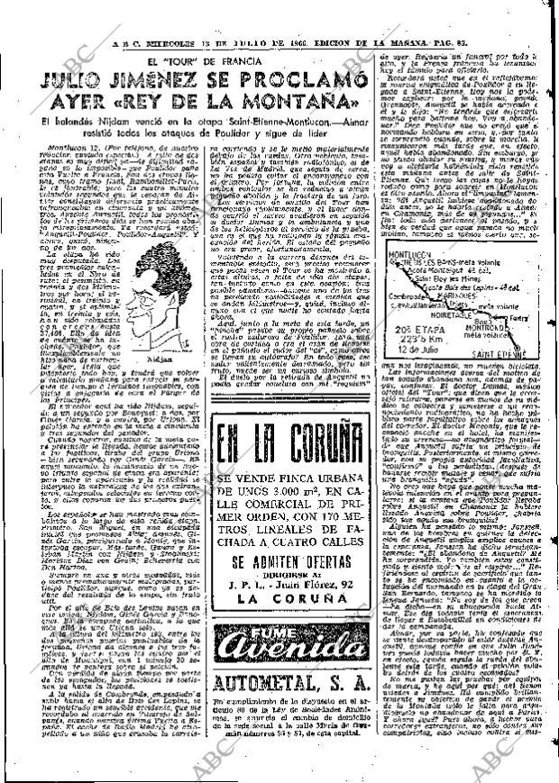 ABC MADRID 13-07-1966 página 83