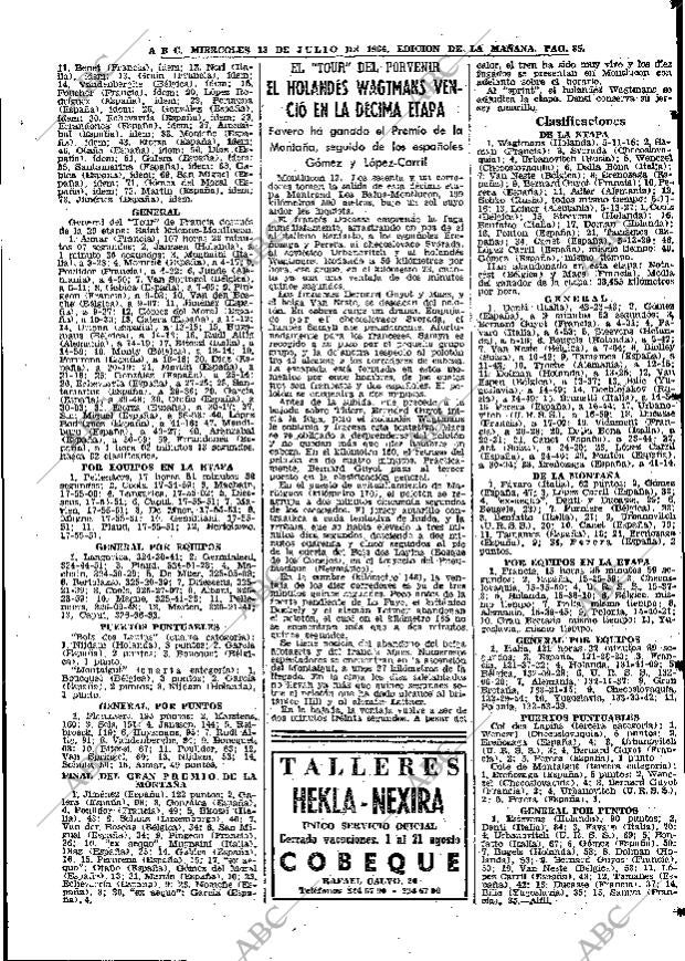 ABC MADRID 13-07-1966 página 85