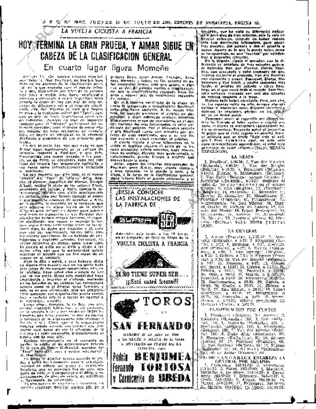 ABC SEVILLA 14-07-1966 página 53