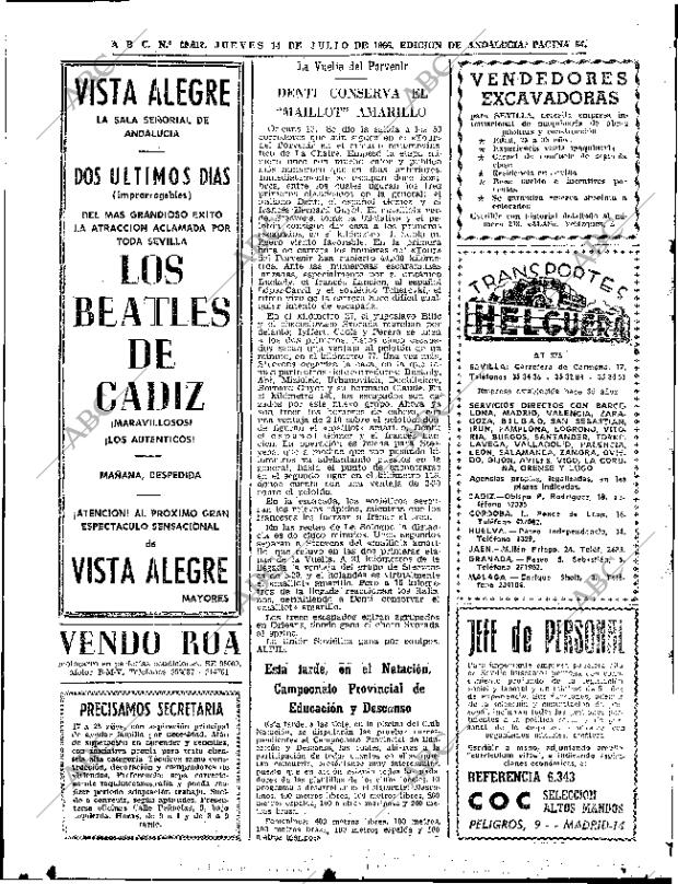 ABC SEVILLA 14-07-1966 página 54