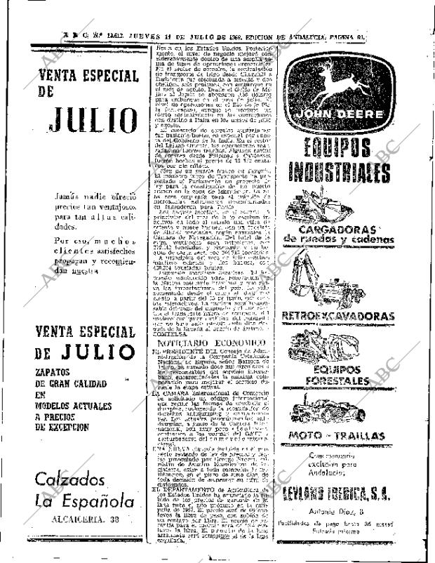 ABC SEVILLA 14-07-1966 página 60