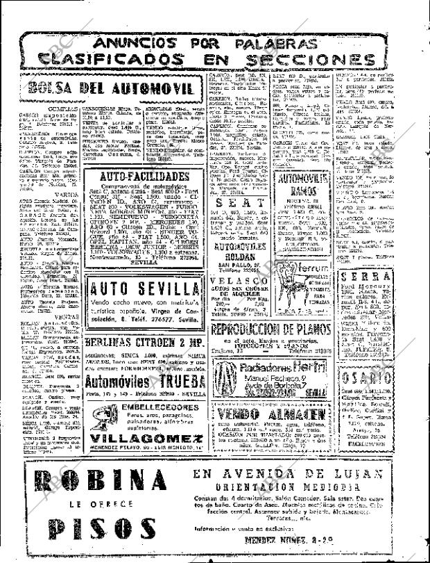 ABC SEVILLA 14-07-1966 página 70