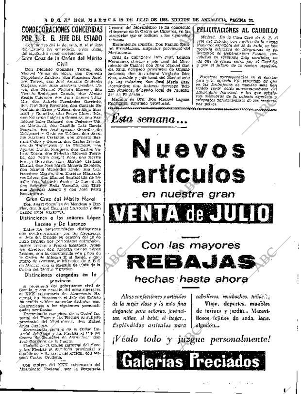 ABC SEVILLA 19-07-1966 página 33