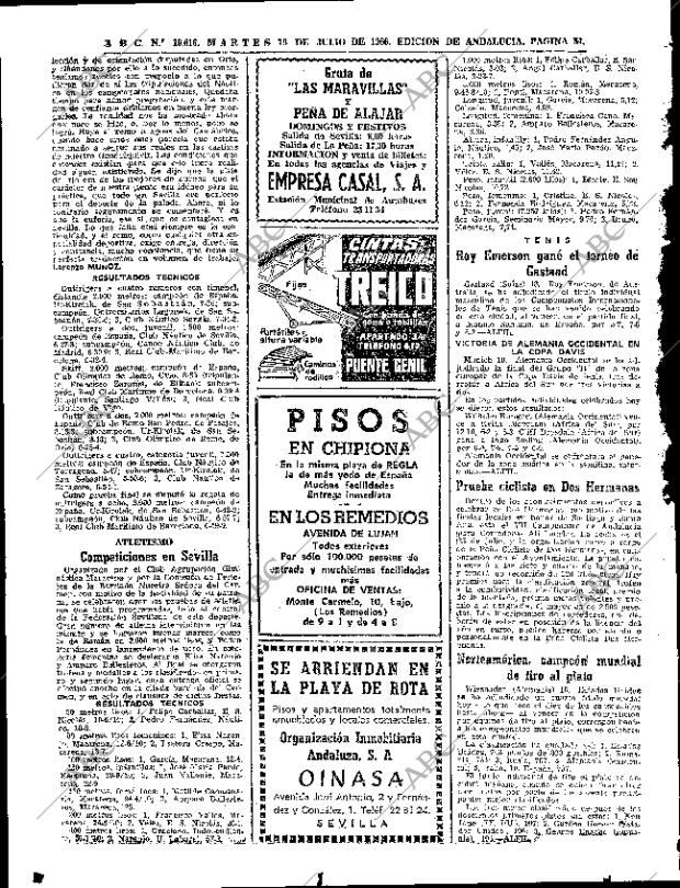 ABC SEVILLA 19-07-1966 página 54