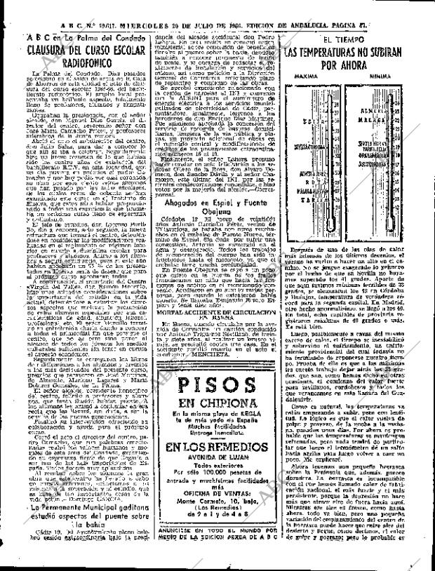 ABC SEVILLA 20-07-1966 página 37