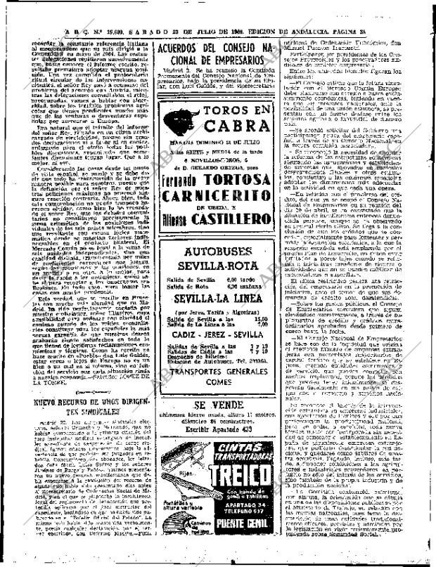 ABC SEVILLA 23-07-1966 página 38