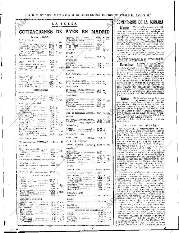 ABC SEVILLA 23-07-1966 página 47