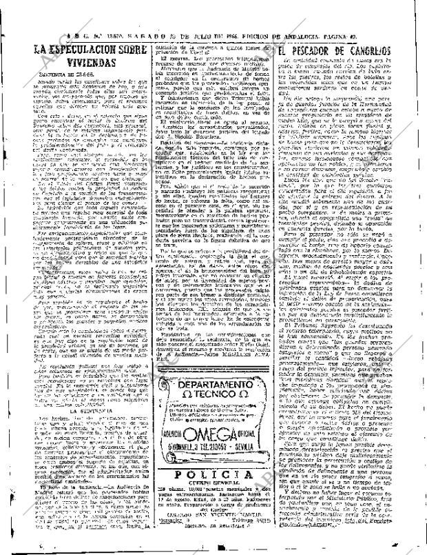 ABC SEVILLA 23-07-1966 página 49