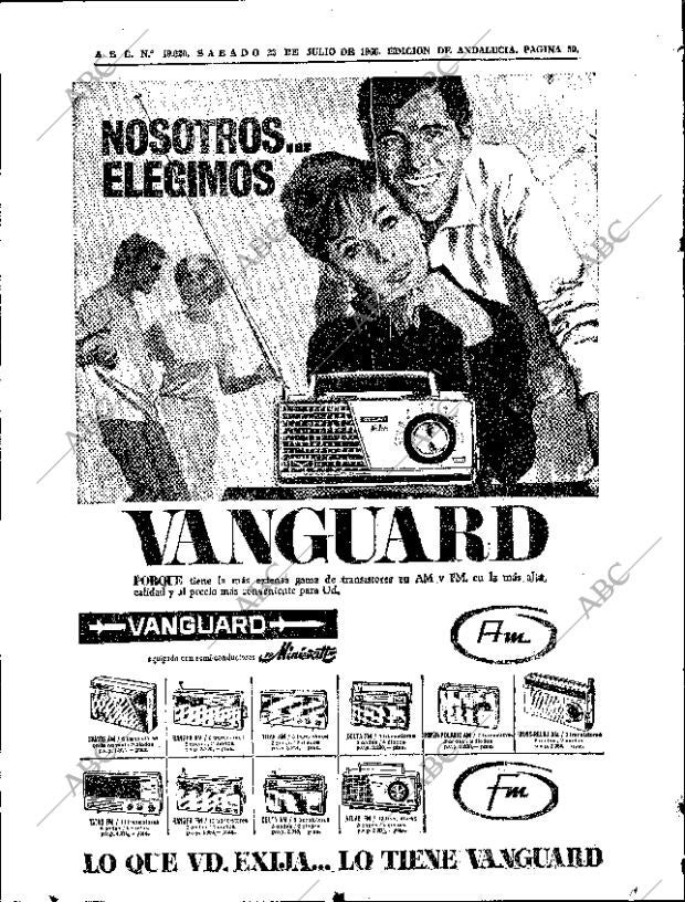 ABC SEVILLA 23-07-1966 página 50