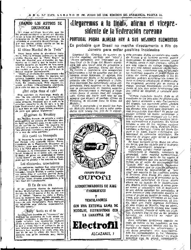 ABC SEVILLA 23-07-1966 página 53