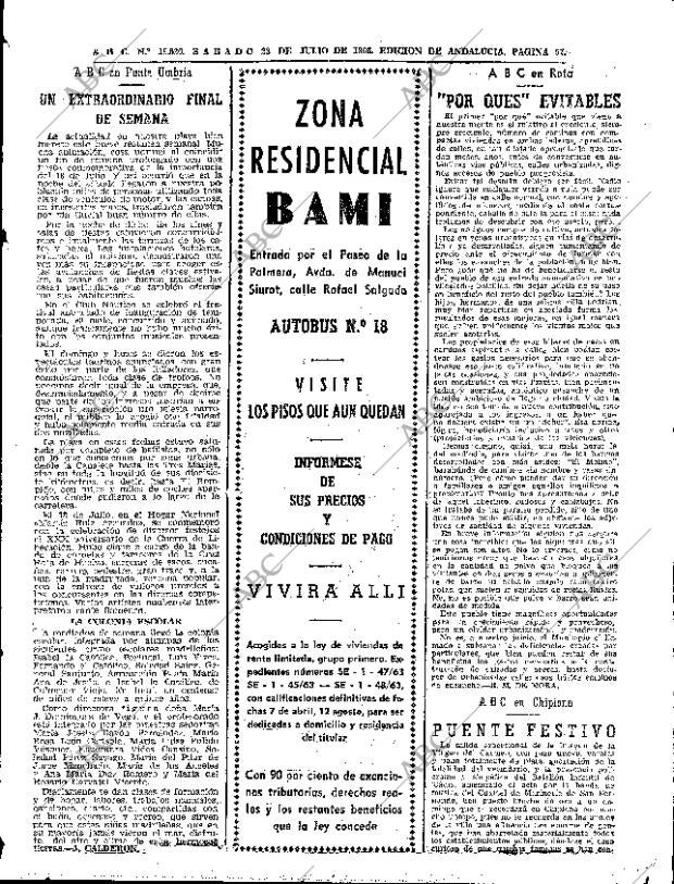 ABC SEVILLA 23-07-1966 página 57