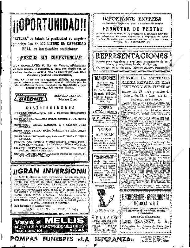 ABC SEVILLA 23-07-1966 página 69