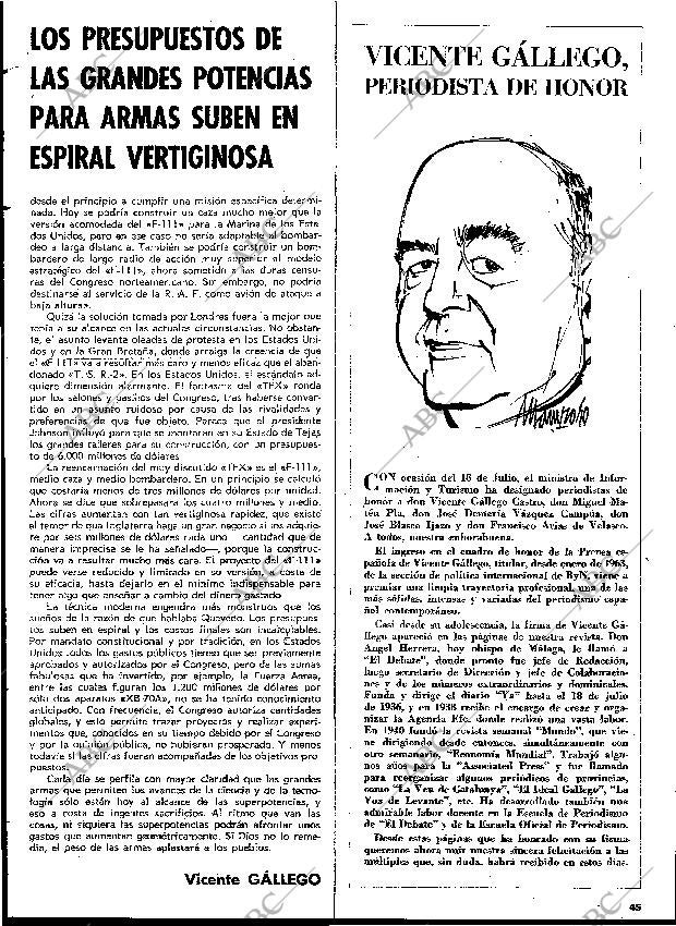 BLANCO Y NEGRO MADRID 23-07-1966 página 45