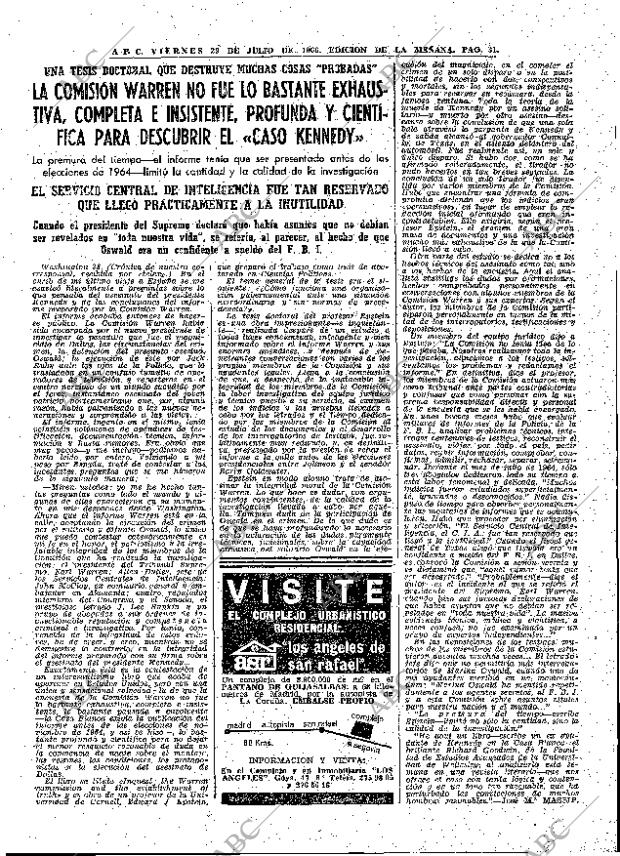 ABC MADRID 29-07-1966 página 31