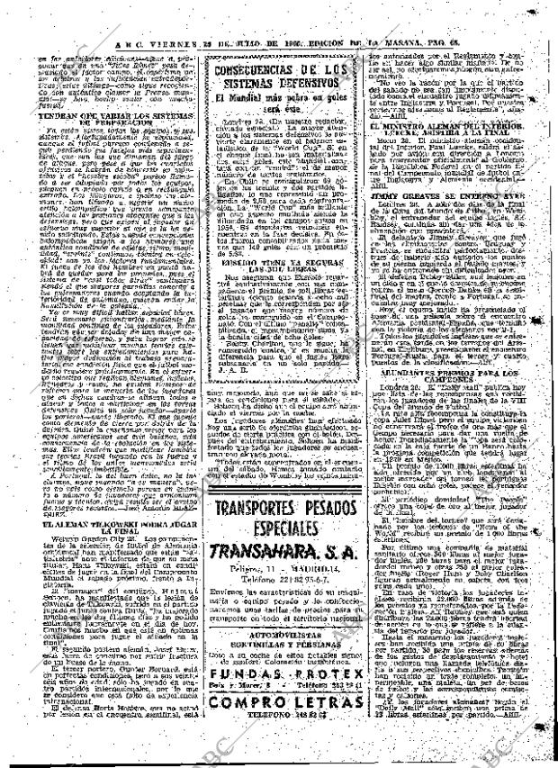 ABC MADRID 29-07-1966 página 65