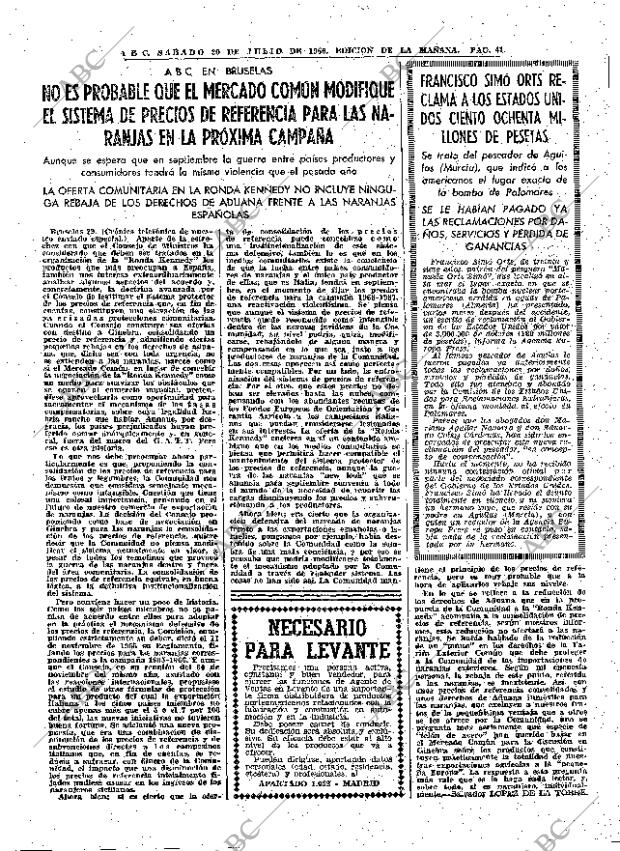 ABC MADRID 30-07-1966 página 41