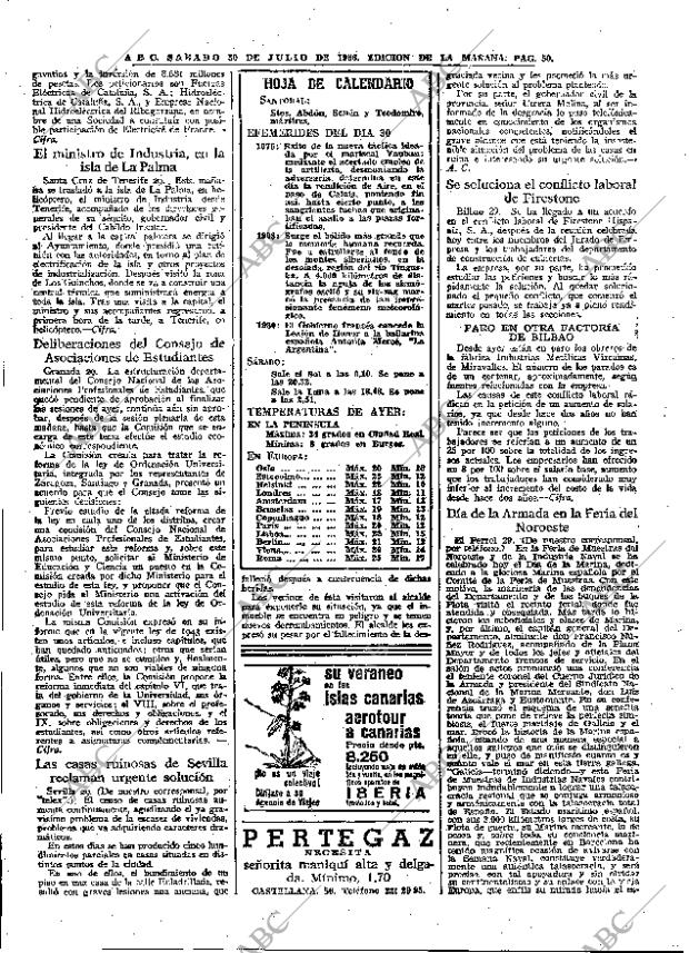 ABC MADRID 30-07-1966 página 50