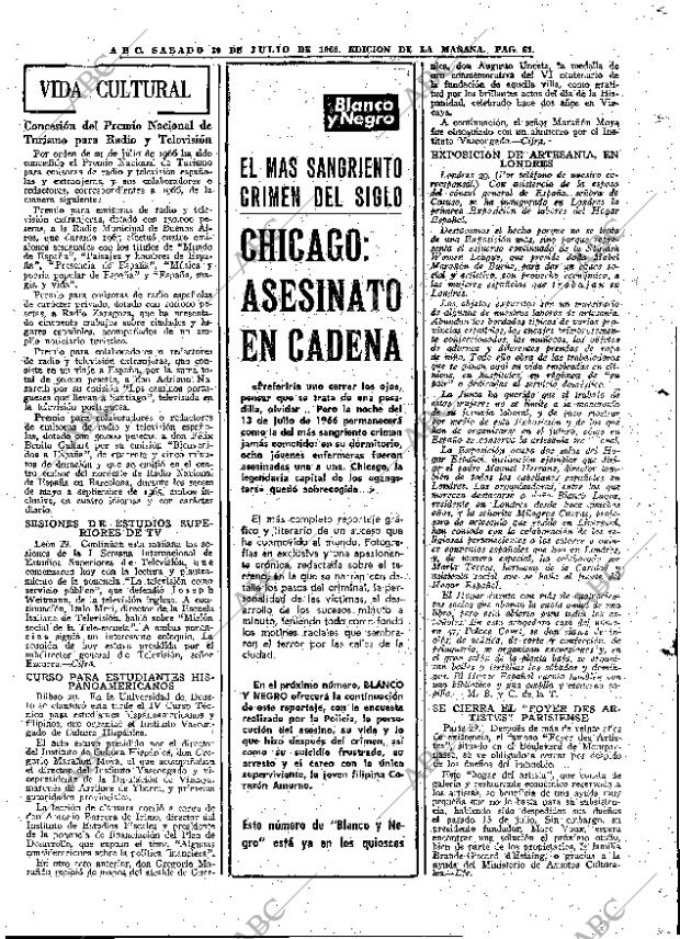 ABC MADRID 30-07-1966 página 61