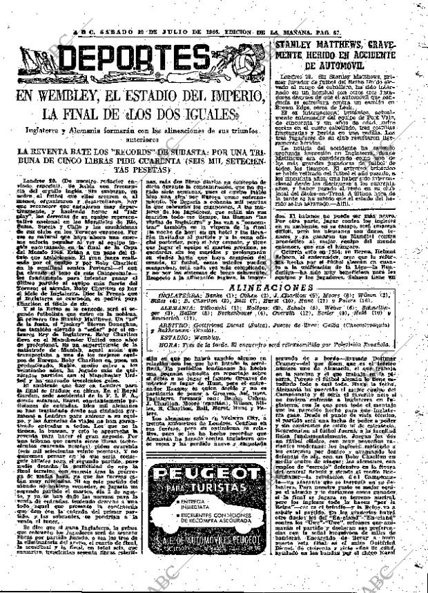 ABC MADRID 30-07-1966 página 67