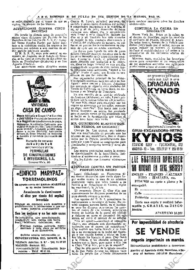 ABC MADRID 31-07-1966 página 52