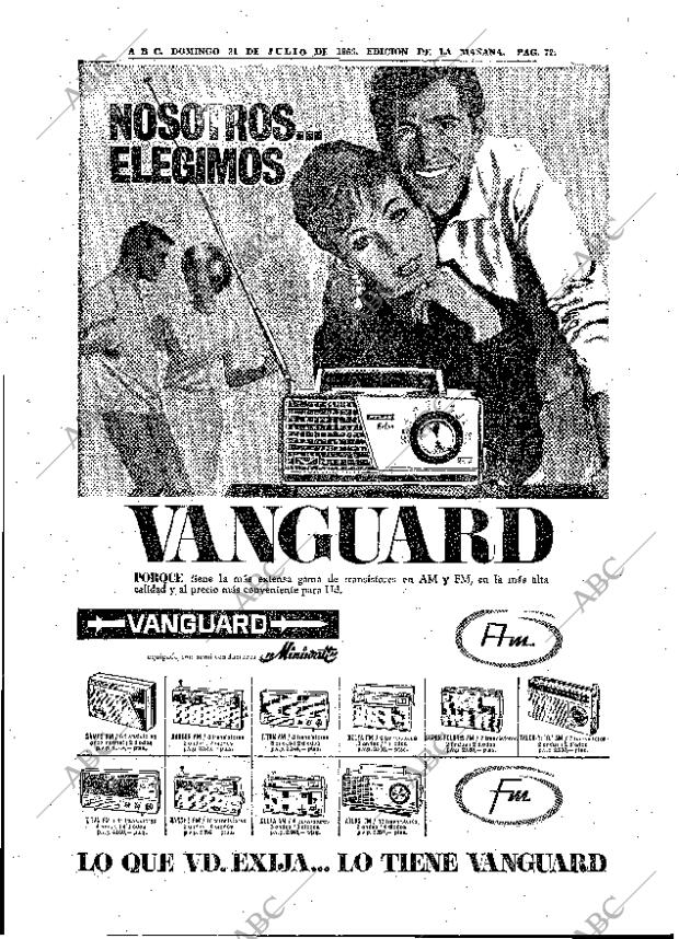 ABC MADRID 31-07-1966 página 72