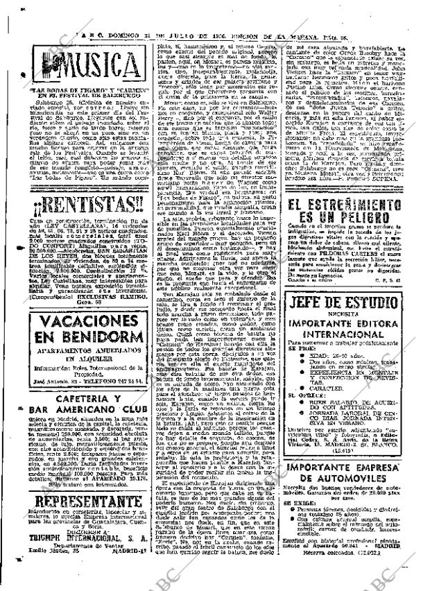 ABC MADRID 31-07-1966 página 86