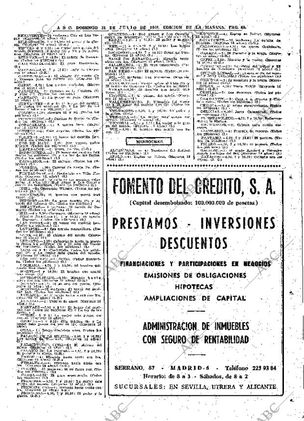 ABC MADRID 31-07-1966 página 89