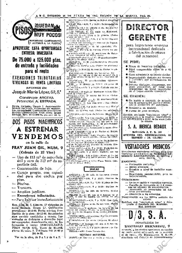 ABC MADRID 31-07-1966 página 90