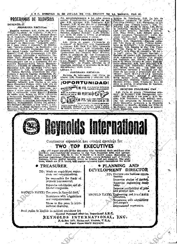 ABC MADRID 31-07-1966 página 91