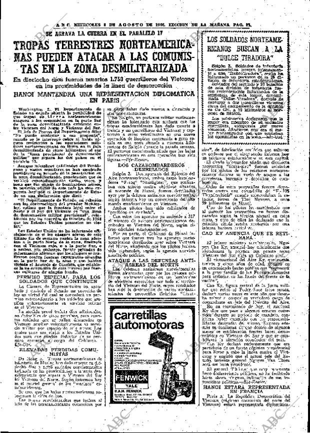 ABC MADRID 03-08-1966 página 27