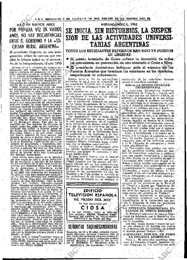 ABC MADRID 03-08-1966 página 31