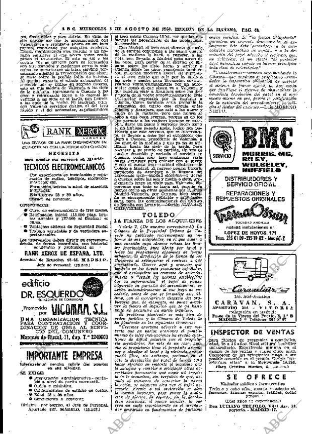 ABC MADRID 03-08-1966 página 44