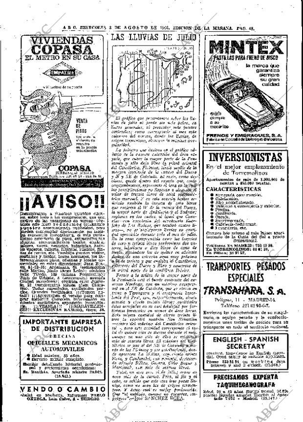 ABC MADRID 03-08-1966 página 48