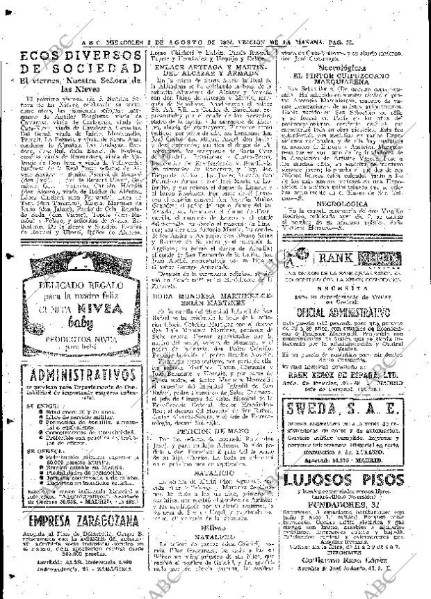 ABC MADRID 03-08-1966 página 52