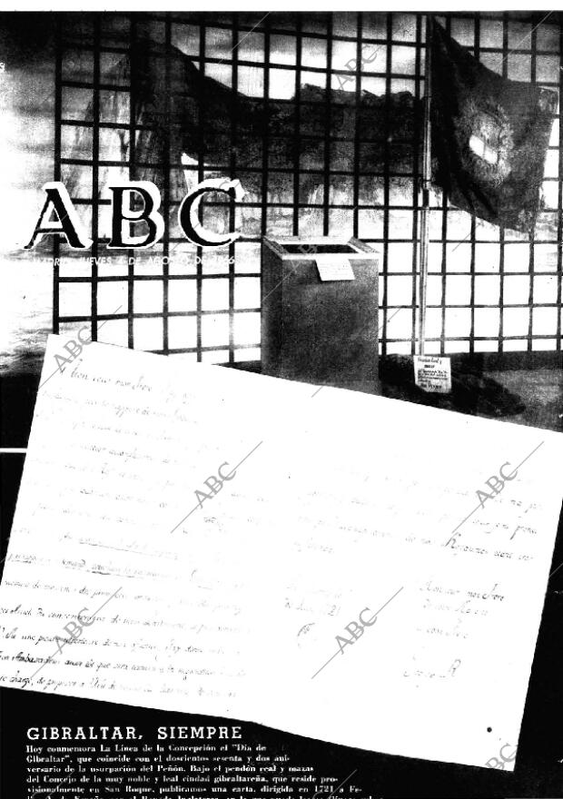 ABC MADRID 04-08-1966 página 1