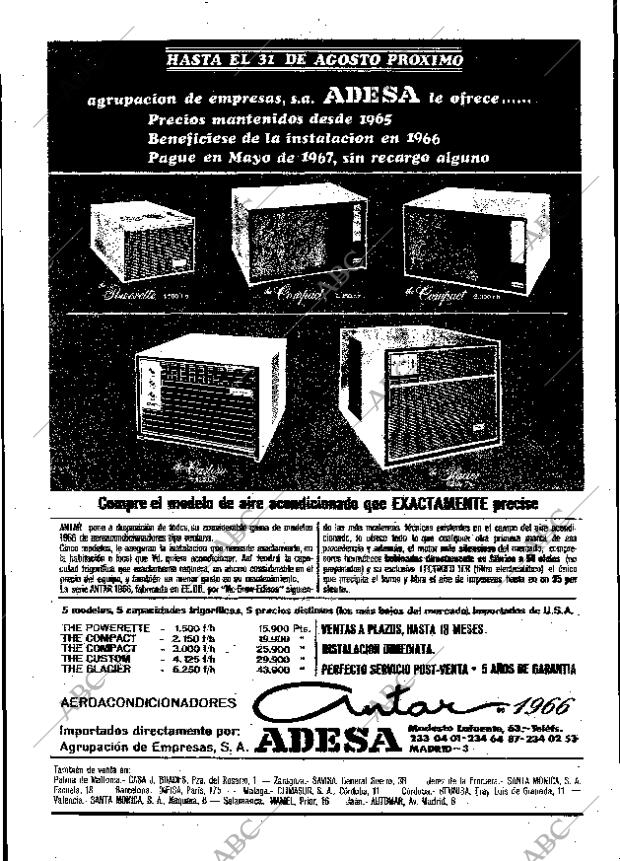 ABC MADRID 05-08-1966 página 22