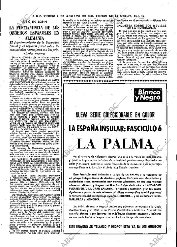 ABC MADRID 05-08-1966 página 33