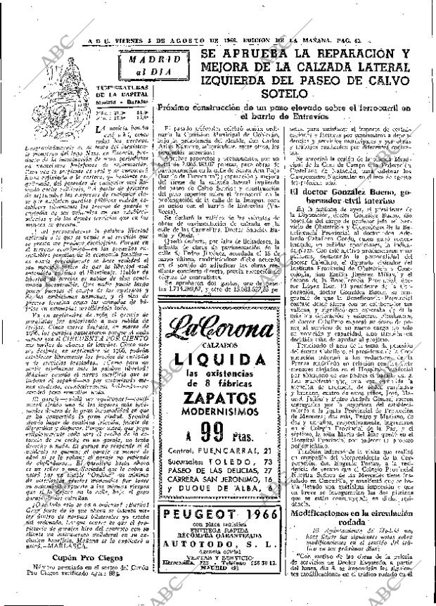 ABC MADRID 05-08-1966 página 43