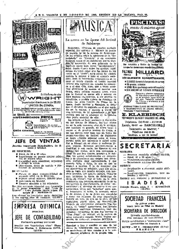 ABC MADRID 05-08-1966 página 58