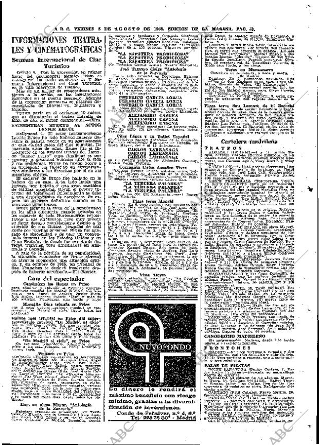 ABC MADRID 05-08-1966 página 59