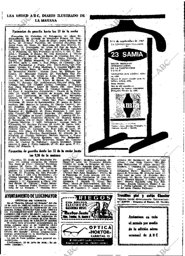 ABC MADRID 05-08-1966 página 71