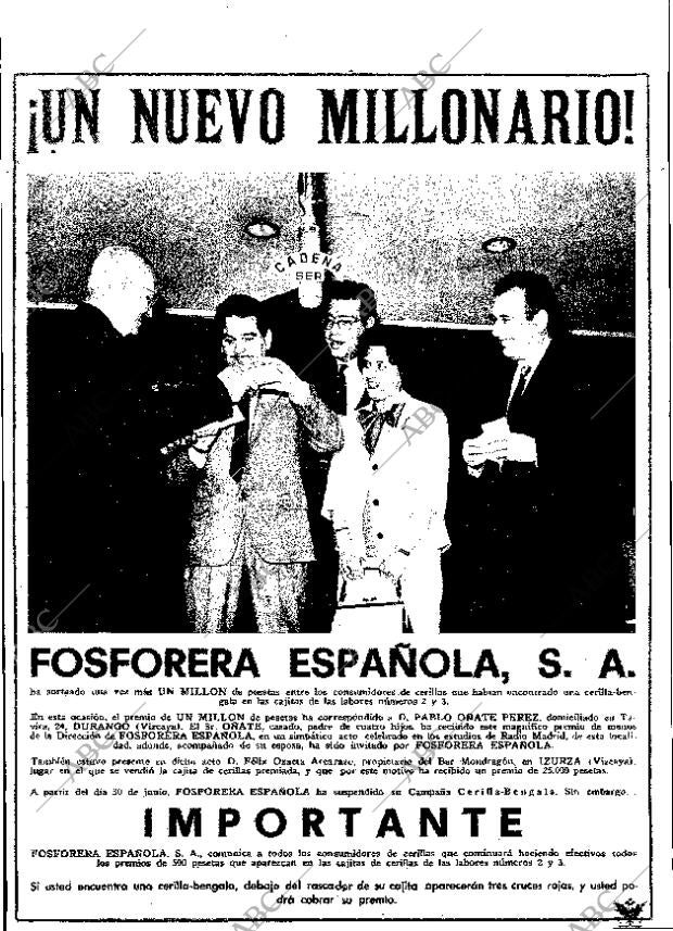 ABC MADRID 06-08-1966 página 16